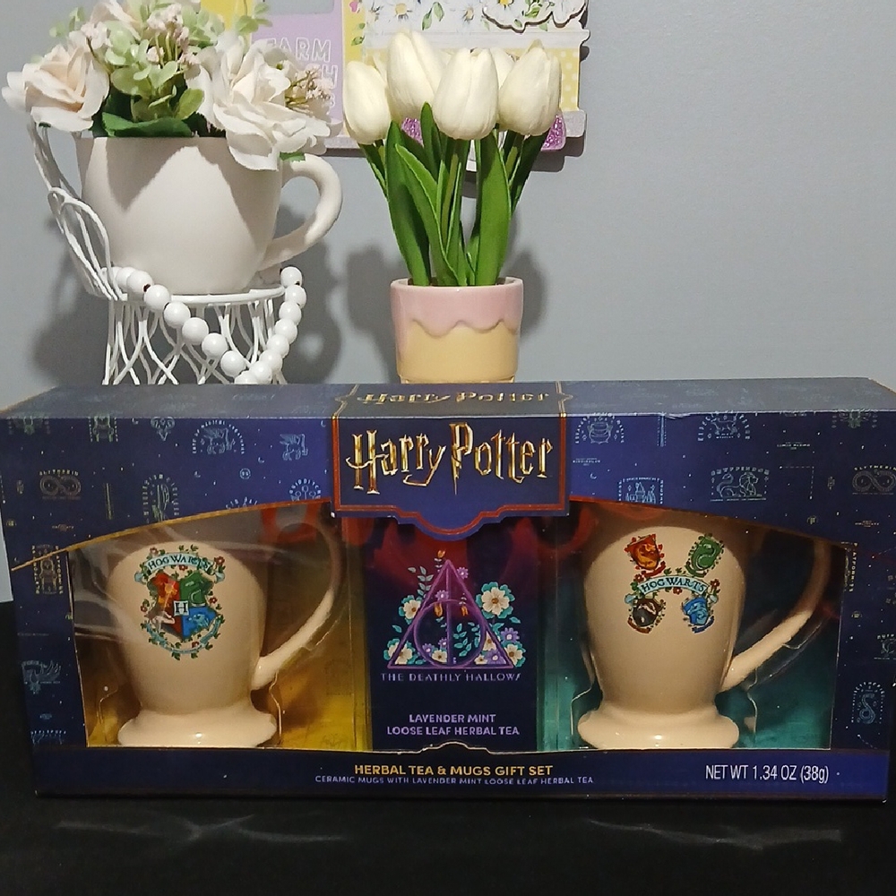 Harry Potter House Crests Mug Set - Cream